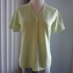 SWEATER CARDIGAN Green - CHEROKEE - Women's Small